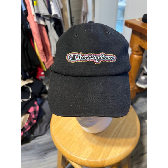 Unisex Champion Hat OSFA Black - Picture 1 of 6